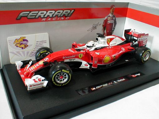 Immagine di 1/18 FERRARI F1 SF16-H 2016 VETTEL  ok