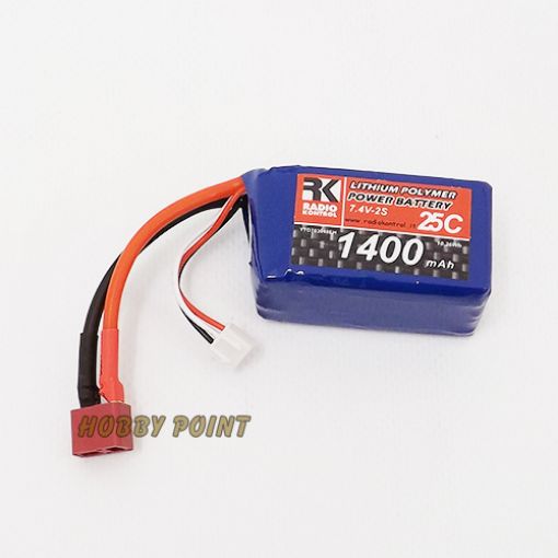 Immagine di 7,4 LIPO 1400MAH 25C SPINETTA DEANS