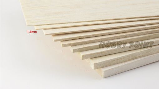 Immagine di BALSA 1,5 MM  x 1000