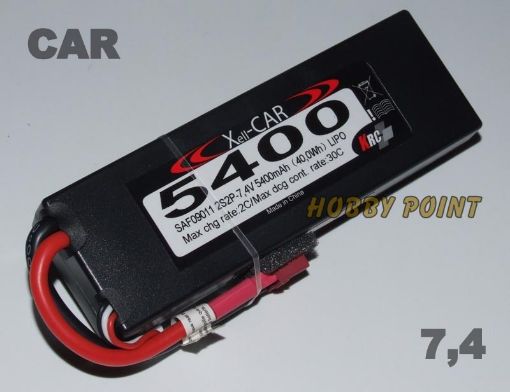 Immagine di LIPO XELL-CAR 7,4V 5400MAH 30C