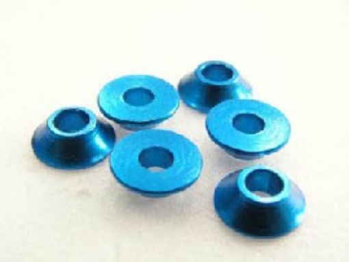 Immagine di RONDELLE CONICHE IN ALLUMINIO 3 MM BLU                     ok                                VVVVVV