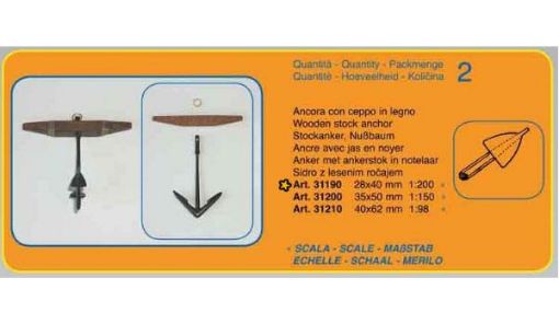 Immagine di ANCORA CON CEPPO MM 28X40