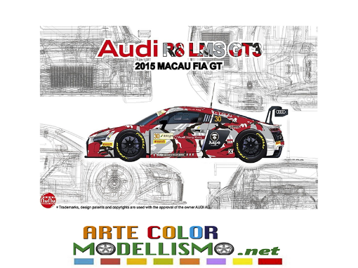 Immagine di 1/24 AUDI HONG KONG R8 2015 MACAU GT