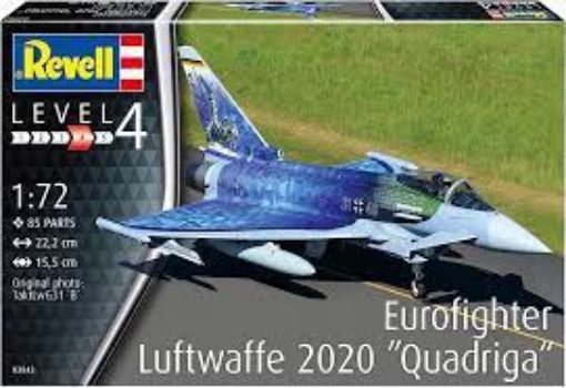 Immagine di 1/72 EUROFIGHTER LUFTWAFFE 2020 QUADRIGA
