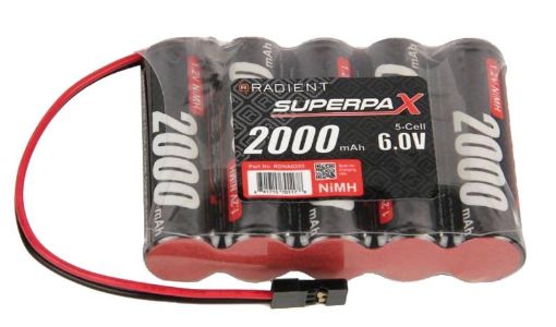 Immagine di SUPERPAX 6V 2000MAH NIMH AA RX JR FLAT