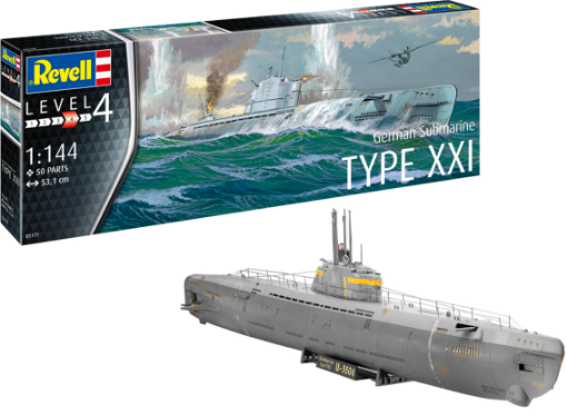 Immagine di 1/144 GERMAN SUBMARINE TYPE XXI