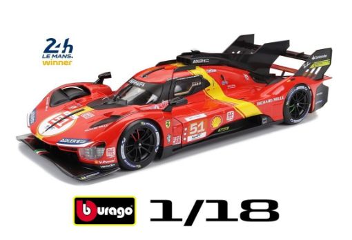 Immagine di 1/18 FERRARI 499P 3,0L TURBO V6 TEAM FERRARI AF CORSE