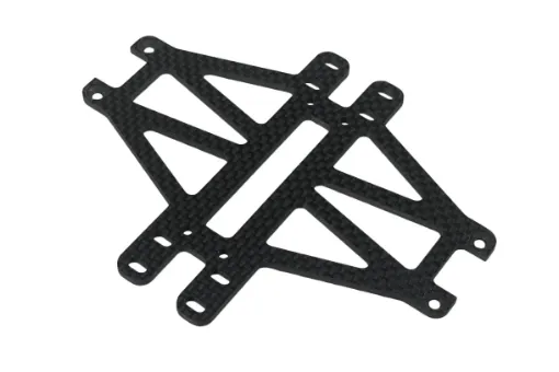 Immagine di 009-012 PIASTRA BATTERIA IN FIBRA DI CARBONIO
