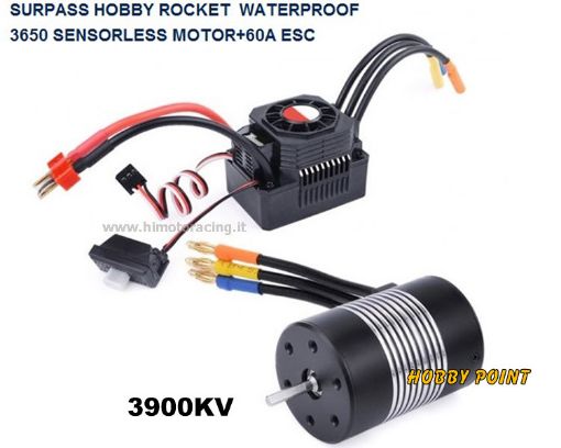 Immagine di COMBO MOTORE 3650 3900KV ESC 60A