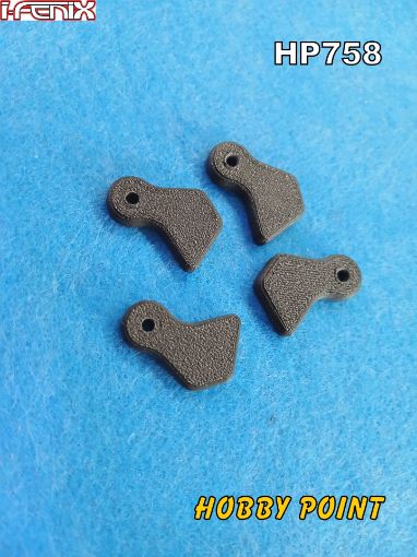 Immagine di ALETTE FERMABATTERIE PETG CARBON FIBER (4 pz.)