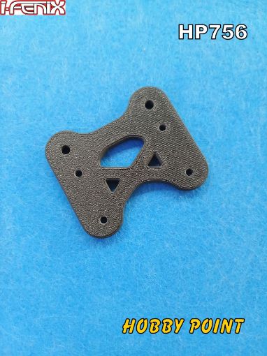 Immagine di ATTACCO SUPPORTO CARROZ. POST. PETG CARBON FIBER