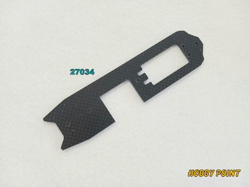 Immagine di SUPPORTO SERVO E SCATOLA RX CARBONIO