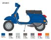 Immagine di 1/9 VESPA PX 125/150 1978
